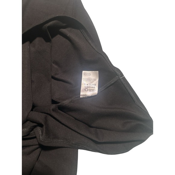 Reformation Skirt Black Midi Knit Skirt‎ With Tortoise Shell Rings On Sides XL - Picture 4 of 8